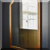 DM03. Wood framed mirror. 42”h x 30”w 